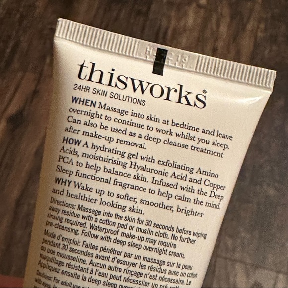 Thisworks deep sleep overnight face cleanser new never used - Picture 5 of 10